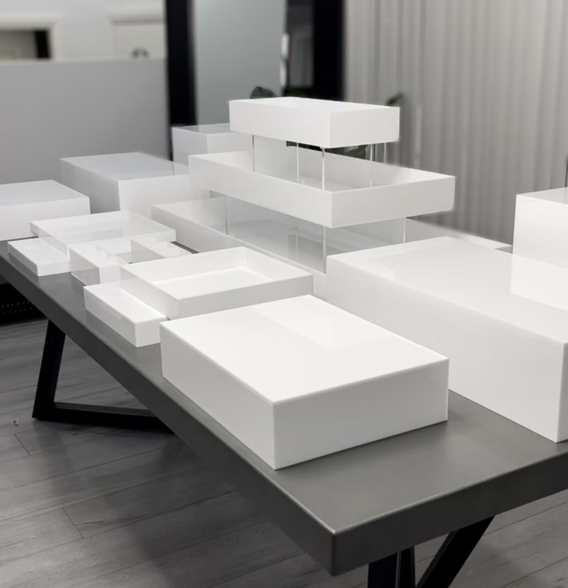 Buffet Tower - 3-Tier Acrylic Modular Display for Catering and Hotel Buffets