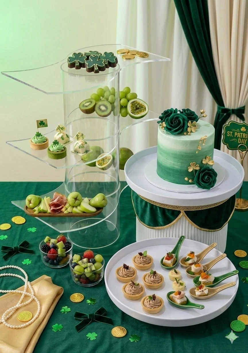 Elevate Your St. Patrick's Day Events with Strategic Food Display Solutions