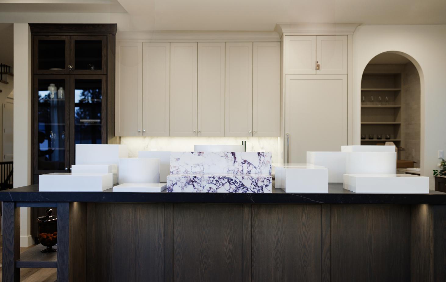 Graze Grid Duo - Viola - Plinths New York